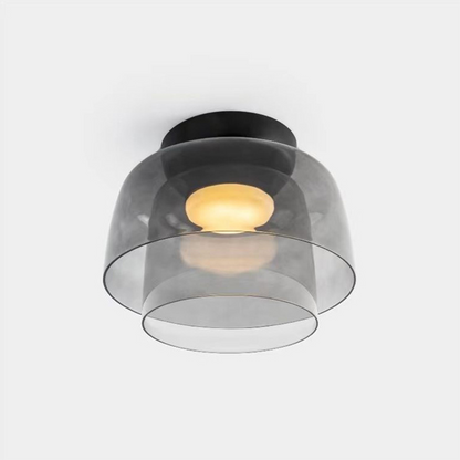 Nowoczesna, designerska lampa sufitowa ze szkła – stylowy akcent do każdego wnętrza