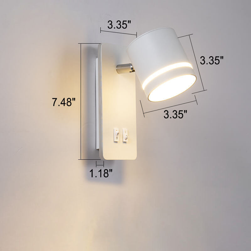 Elegancka Żelazna Lampa Ścienna z LED