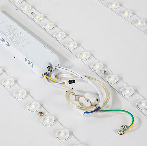 Lampa sufitowa LED w nowoczesnym, abstrakcyjnym stylu skandynawskim