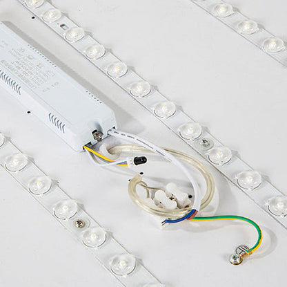Lampa sufitowa LED w nowoczesnym, abstrakcyjnym stylu skandynawskim