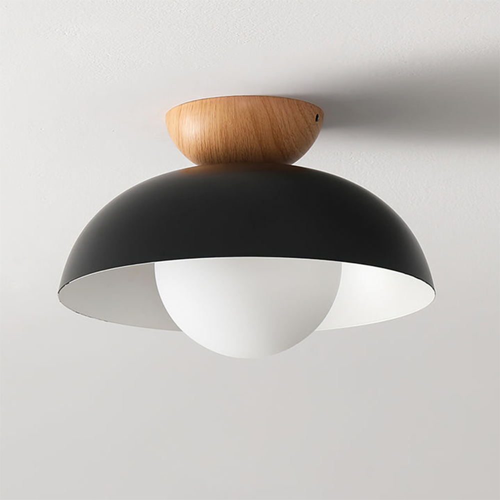 Nowoczesna minimalistyczna lampa sufitowa półwpuszczana