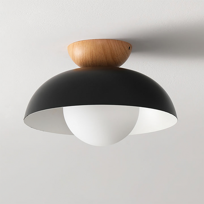 Nowoczesna minimalistyczna lampa sufitowa półwpuszczana