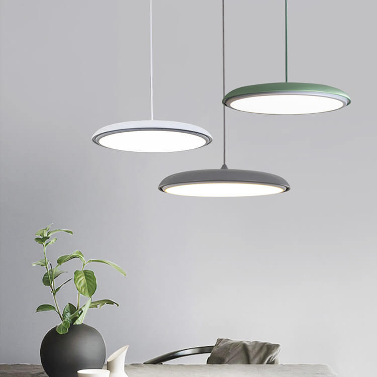 Nowoczesna Kolorowa Lampa Wisząca LED z Skandynawskim Designem