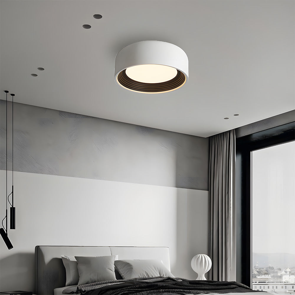 Nowoczesna Okrągła Lampa Sufitowa LED – 25/40/50 cm z Miękkim Dyfuzorem Akrylowym
