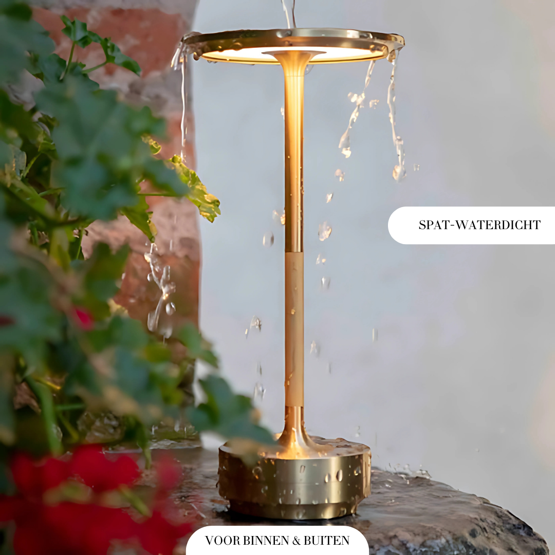 Elegancka bezprzewodowa lampa stołowa z dotykowym sterowaniem i trzema trybami światła