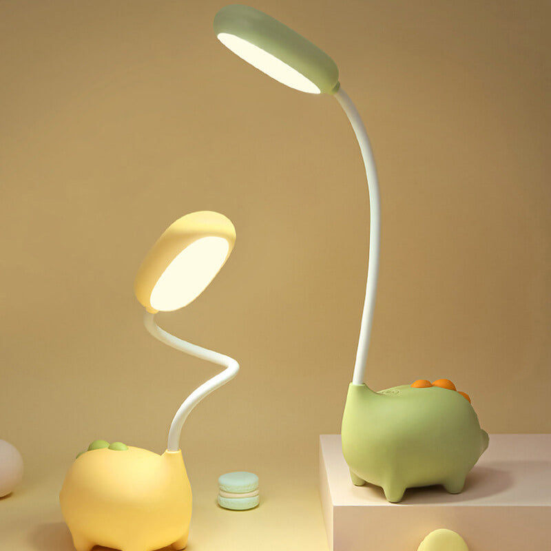 Stylish modern table lamp with integrated LED and colorful design
