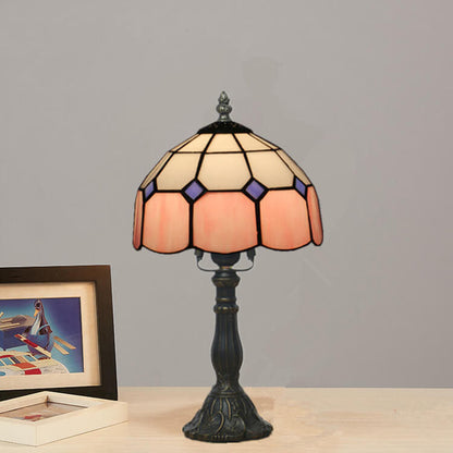 Designer Table Lamp – Handmade Stained Glass in Various Colors