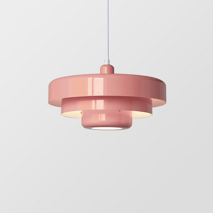 Round Stylish Iron Pendant Light – Elegant Industrial Design for Home and Kitchen