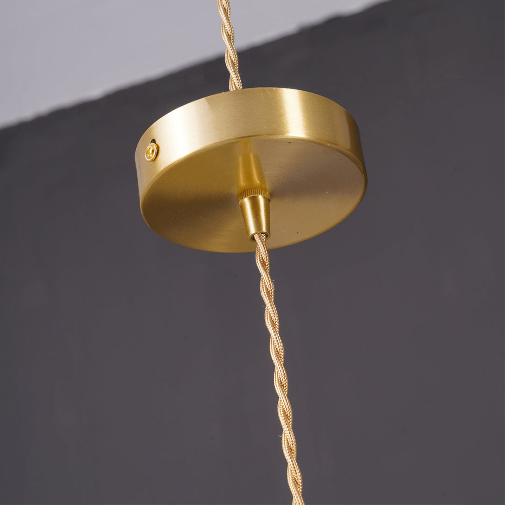 Elegancka Szklana Lampa Wisząca w Kształcie Kwiatu Hibiskusa ze Stylowym Designem