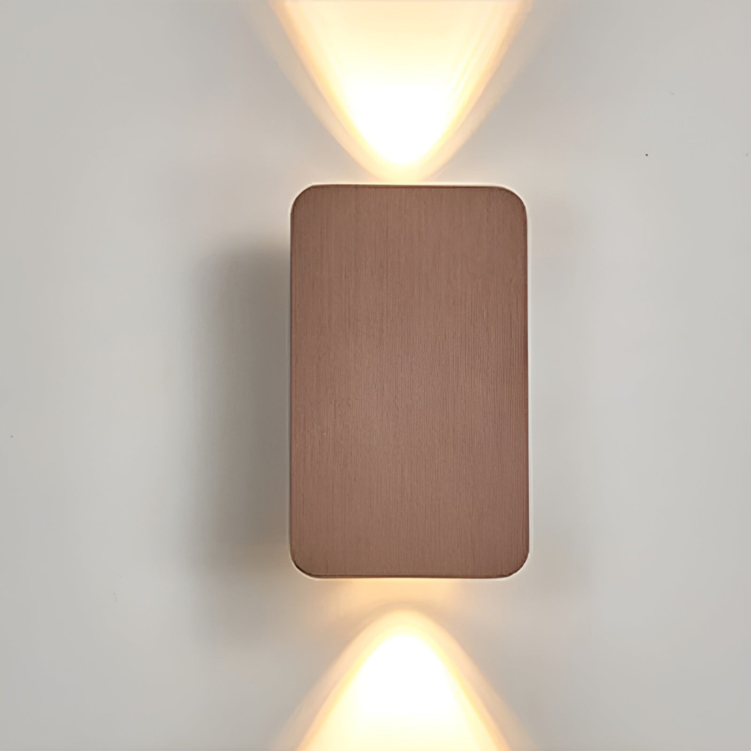 Minimalistyczna lampa ścienna LED do nowoczesnej atmosfery