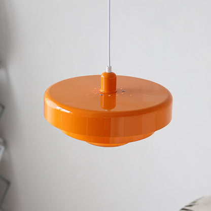 Round Stylish Iron Pendant Light – Elegant Industrial Design for Home and Kitchen