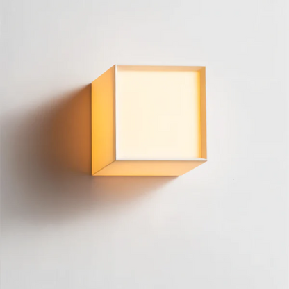Japanese wall lamp in minimalist style with elegant fabric shade