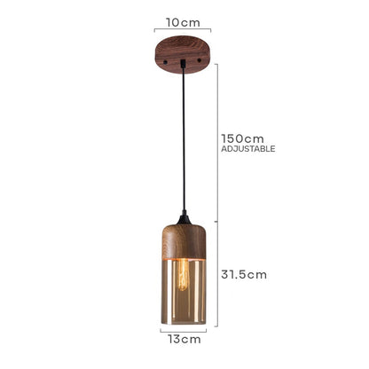 Drewniana Lampa Wisząca – Naturalna, Elegancka i Stylowa