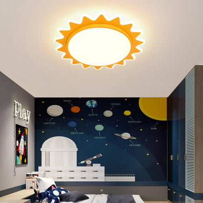Lampa solarna z LED i kolorowym designem
