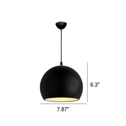 Nowoczesna Lampa Wisząca z Aluminium – Czarny, Biały, Żółty, Niebieski, Różowy, Czerwony, Zielony, Szary – E26