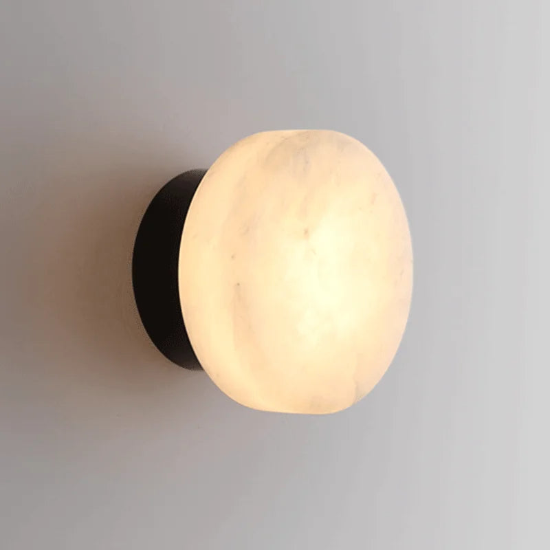 Luxury marble wall lamp with a timeless Scandinavian design