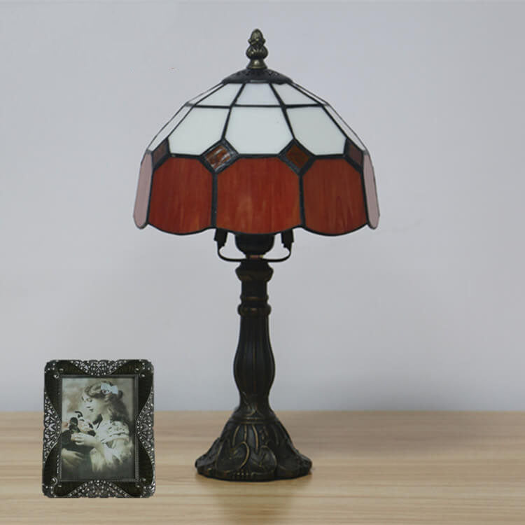 Designer Table Lamp – Handmade Stained Glass in Various Colors