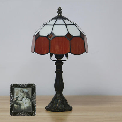 Designer Table Lamp – Handmade Stained Glass in Various Colors