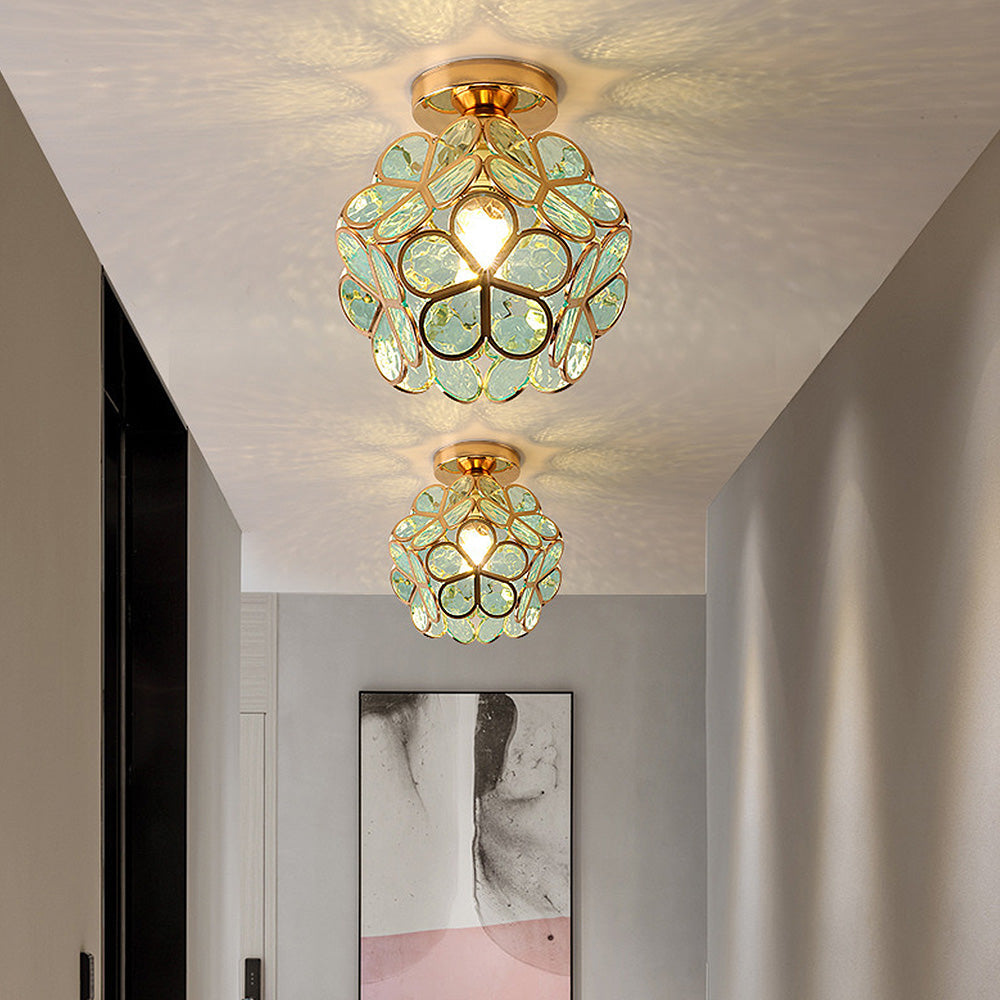 Flora – Efektowna lampa sufitowa w kształcie kwiatu z eleganckim wzorem