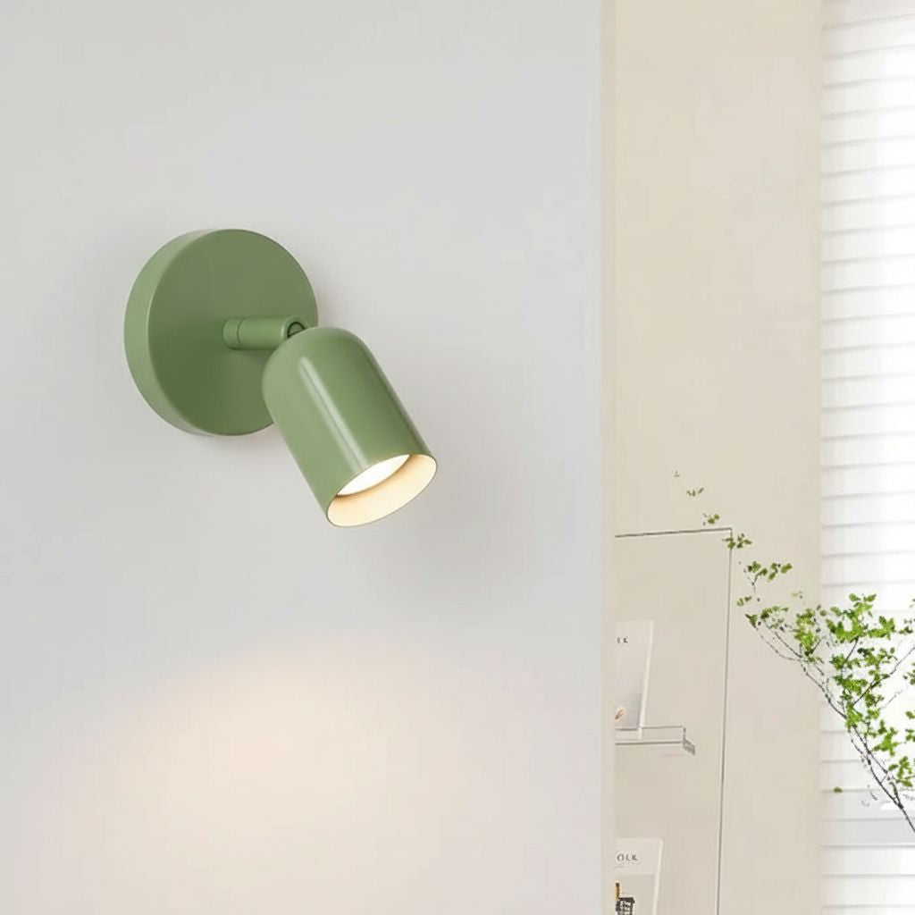 Scandinavian Wall Lamp in Subtle Macaron Color Shades