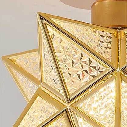 Ovo – Elegancka lampa sufitowa w kształcie gwiazdy