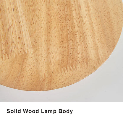 Nowoczesna drewniana lampa ścienna LED – Minimalistyczny design – Do salonu, sypialni i gabinetu