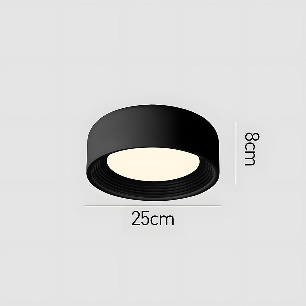 Nowoczesna Okrągła Lampa Sufitowa LED – 25/40/50 cm z Miękkim Dyfuzorem Akrylowym