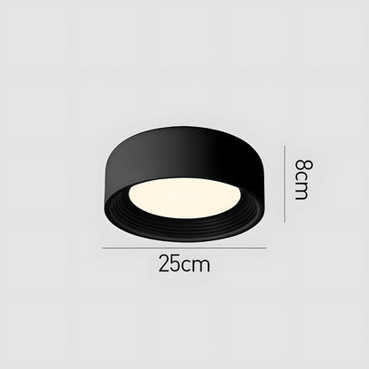 Nowoczesna Okrągła Lampa Sufitowa LED – 25/40/50 cm z Miękkim Dyfuzorem Akrylowym