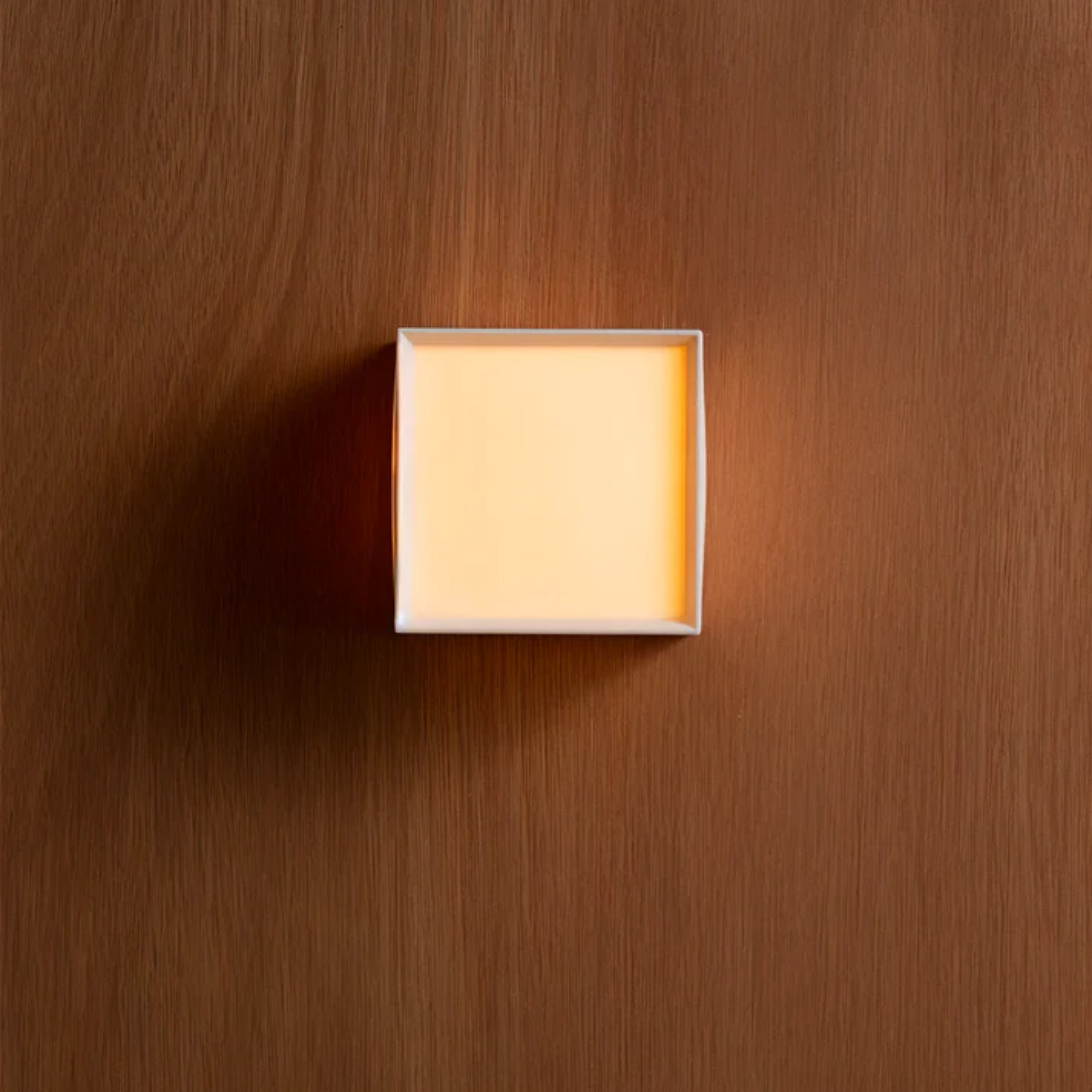 Japanese wall lamp in minimalist style with elegant fabric shade