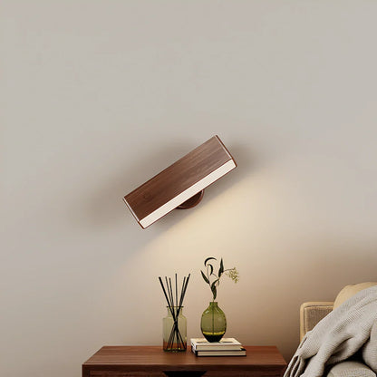 Elegancka obrotowa lampa ścienna z magnetycznym mocowaniem
