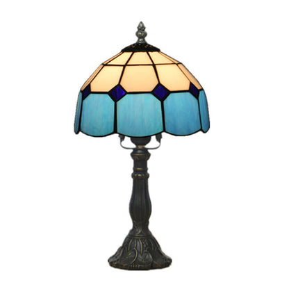 Designer Table Lamp – Handmade Stained Glass in Various Colors