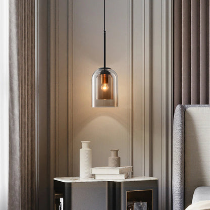 Nöro – Stylowa Skandynawska Szklana Lampa Wisząca do Kuchni i Salonu