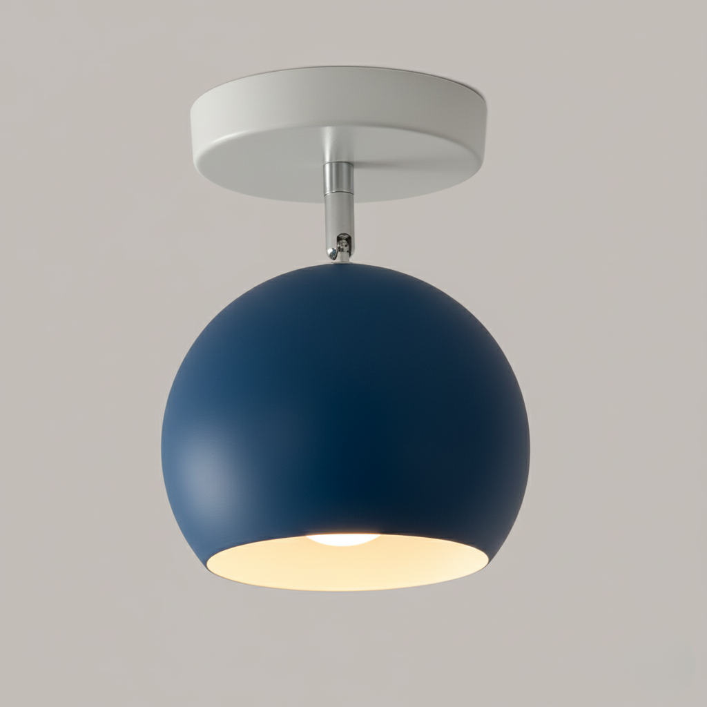 Nowoczesna Skandynawska Minimalistyczna Lampa Sufitowa z Żelaza i Drewna w Wielu Kolorach