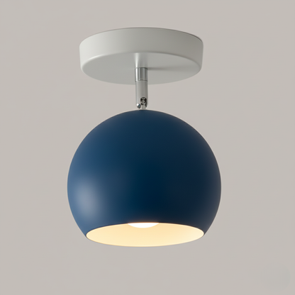 Nowoczesna Skandynawska Minimalistyczna Lampa Sufitowa z Żelaza i Drewna w Wielu Kolorach