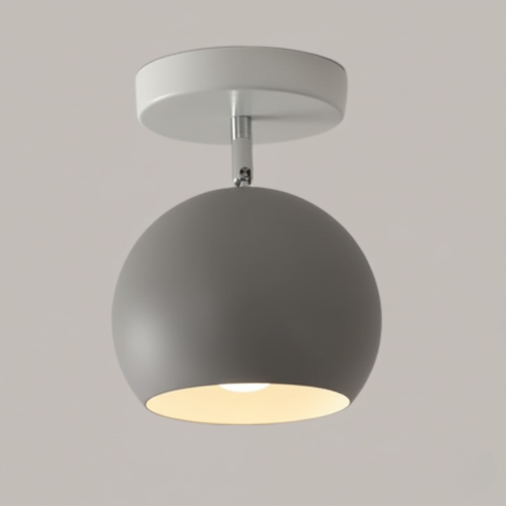 Nowoczesna Skandynawska Minimalistyczna Lampa Sufitowa z Żelaza i Drewna w Wielu Kolorach