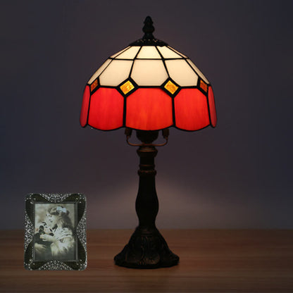 Designer Table Lamp – Handmade Stained Glass in Various Colors