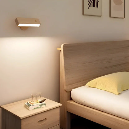 Elegancka obrotowa lampa ścienna z magnetycznym mocowaniem