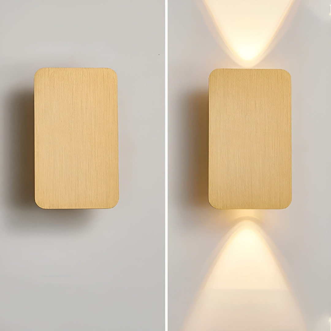 Minimalistyczna lampa ścienna LED do nowoczesnej atmosfery