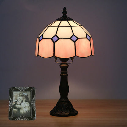 Designer Table Lamp – Handmade Stained Glass in Various Colors