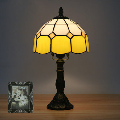 Designer Table Lamp – Handmade Stained Glass in Various Colors