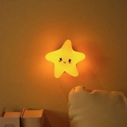 Urocze Lampki Nocne dla Dzieci – Gwiazda, Księżyc i Chmurka