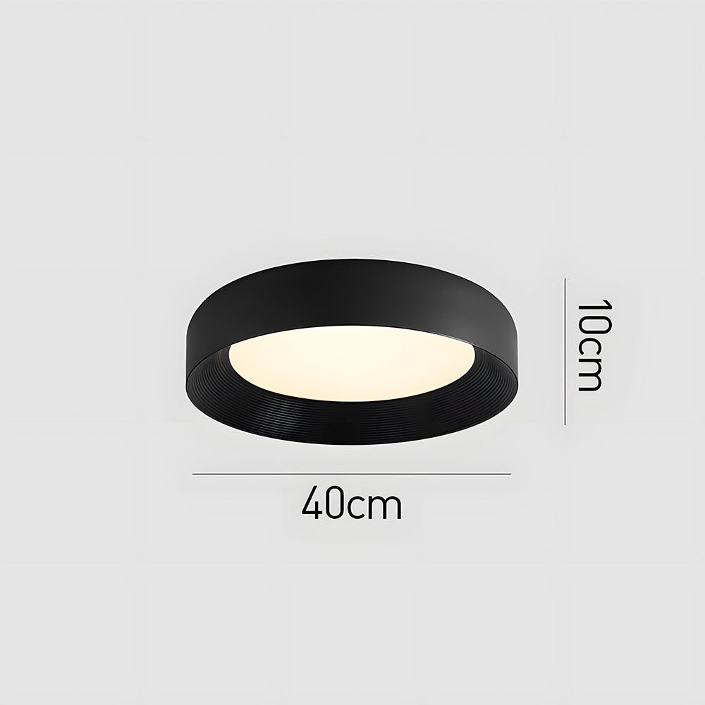 Nowoczesna Okrągła Lampa Sufitowa LED – 25/40/50 cm z Miękkim Dyfuzorem Akrylowym