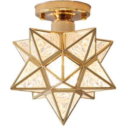 Ovo – Elegancka lampa sufitowa w kształcie gwiazdy