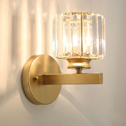 Luca – Lampa Ścienna ze Szklanym Kloszem i Matową Czarną Podstawą