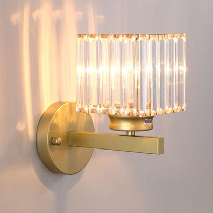 Luca – Lampa Ścienna ze Szklanym Kloszem i Matową Czarną Podstawą