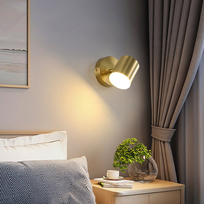 Skära – Minimalistyczna Lampa Ścienna z Wbudowanym LED i Złotym Wykończeniem