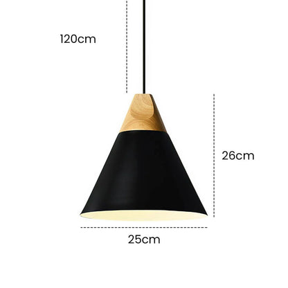 Ovia – Skandynawska Lampa Wisząca z Drewna i Aluminium, minimalistyczny design