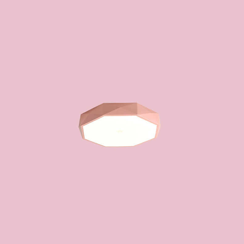 Nowoczesna lampa sufitowa LED w abstrakcyjnym skandynawskim designie