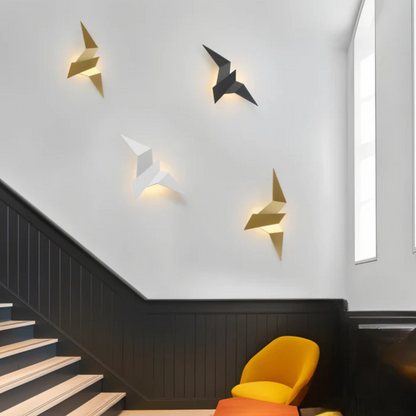 Lampa Ścienna Origami z Japońskim Designem