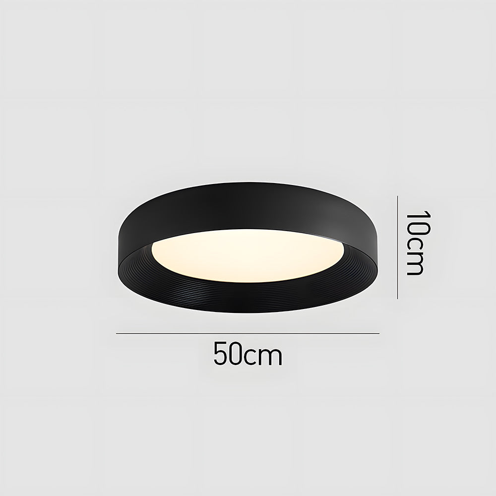 Nowoczesna Okrągła Lampa Sufitowa LED – 25/40/50 cm z Miękkim Dyfuzorem Akrylowym